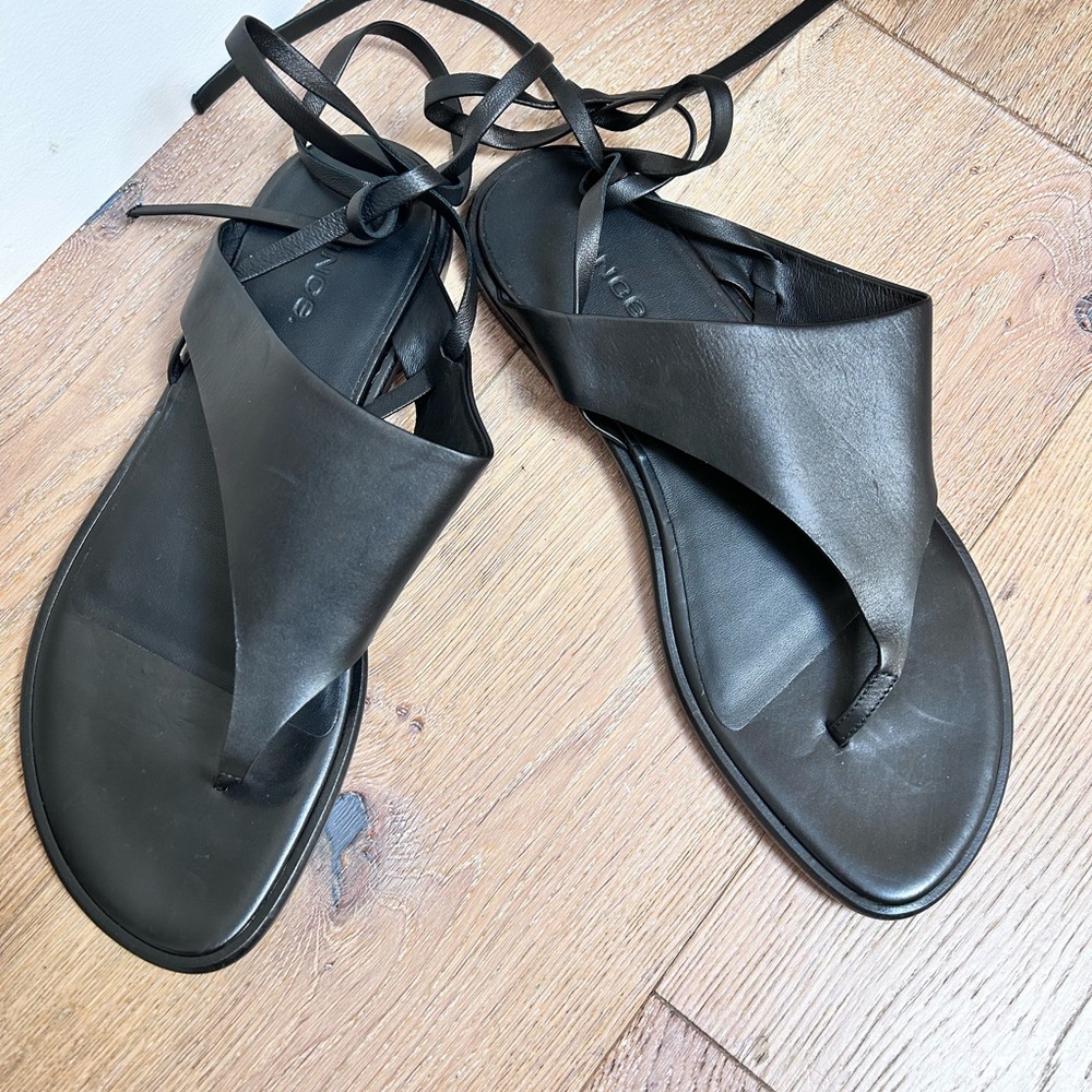 Black Vince sandals